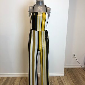 Stripe jumpsuit